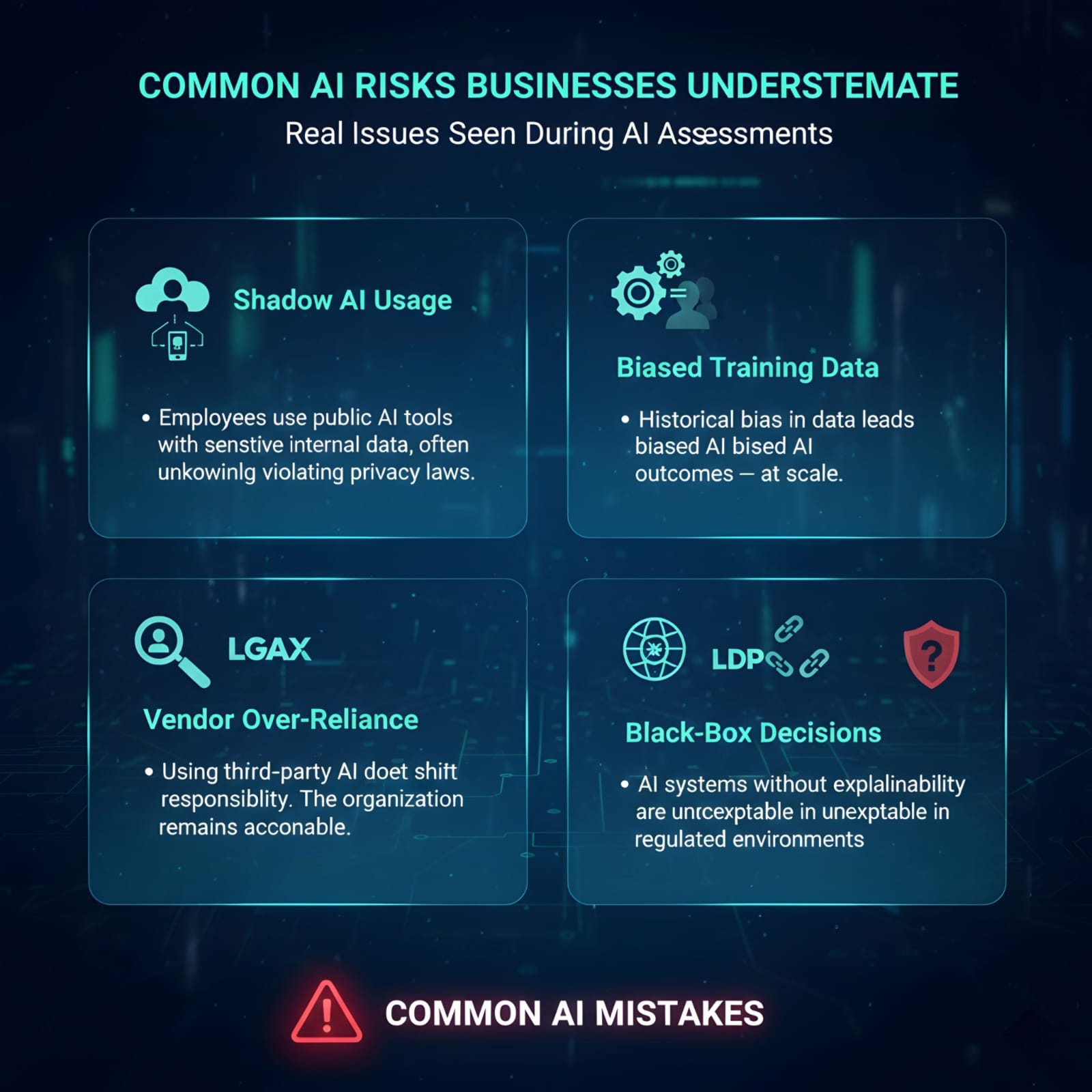 AI risk management framework covering governance, compliance, and security controls
